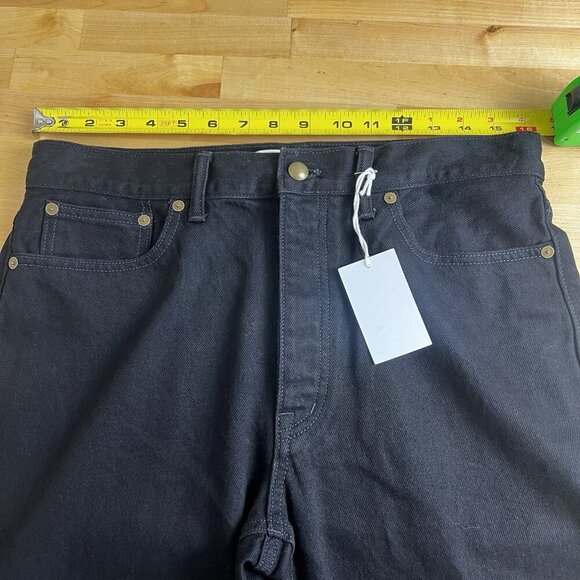 Alexa Chung for Madewell High-Rise Straight Jean Outridge Wash Black Size 28 NEW - Picture 12 of 14